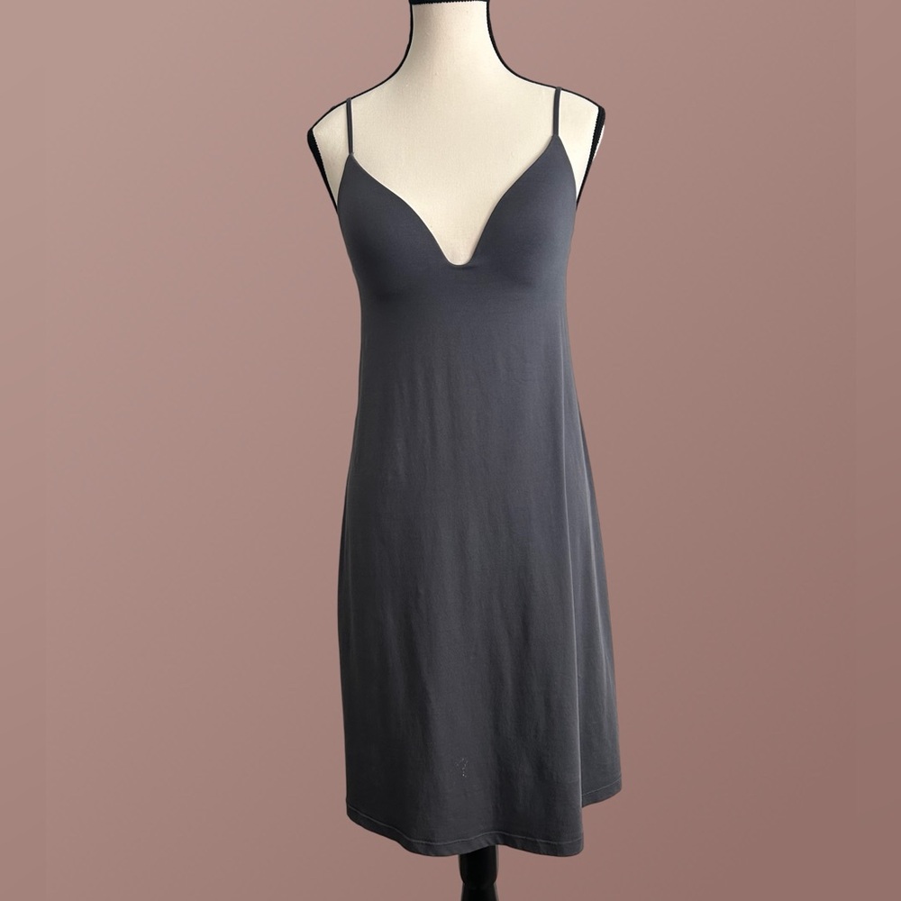 Mame Kurogouchi AIRism Cotton Plunging Bra Slip Size M